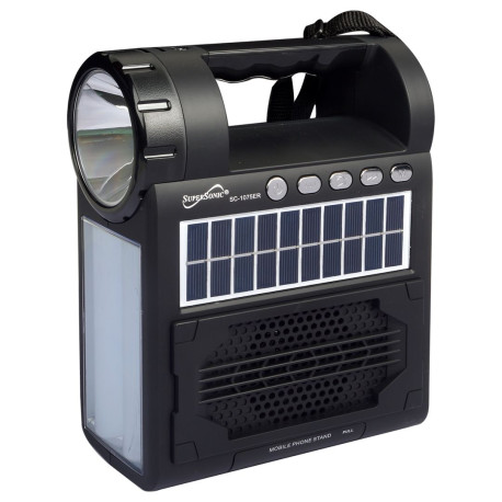 Radio linterna recargable