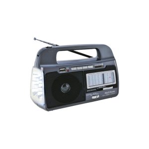 Ventilador de 3" y radio 2 en 1 con bluetooth y recargable