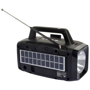 Radio linterna recargable
